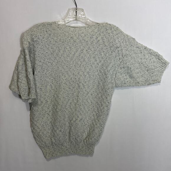 American Vintage Centennial Knits Ltd textured sweater large collar size medium - Picture 15 of 16